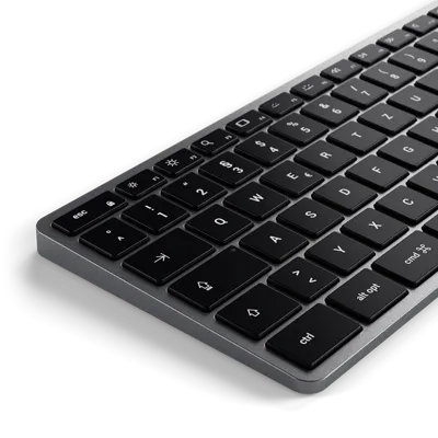 Satechi Slim X3 wireless keyboard (DE-layout) - Space Grey Satechi Slim X3 wireless keyboard (DE-layout) - Space Grey