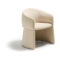 Kave Home Bosca eetkamerstoel chenille Beige - thumbnail