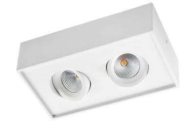 SG Gyro Cube wit 2x6W dim to warm 2000-2800K 1010 lumen LED dimbaar kantelbaar in alle richtingen