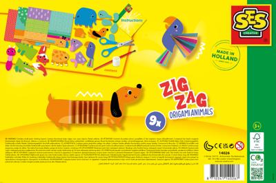 SES zig zag origami dieren