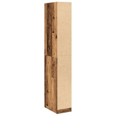 Kledingkast 30x50x200 cm bewerkt hout oud hout