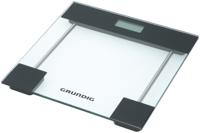 Grundig Digitale Glazen Personenweegschaal Transparant/Zwart - thumbnail