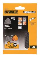 DeWALT DTM3095 Mesh Schuurgaas Driehoek 93x93mm K240 VE=5 - thumbnail