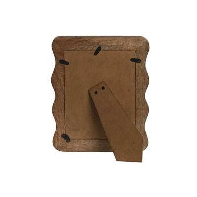 Fotolijsten Home ESPRIT Natuurlijk Mangohout Golven Stads 18,5 X 2 X 25 cm