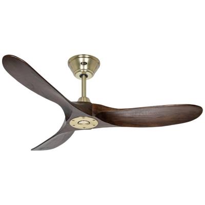 CasaFan ECO GENUINO 122 MG-NB Plafondventilator 11.3 W (Ø x h) 1220 mm x 280 mm Messing Met afstandsbediening, Met wintermodus CasaFan ECO GENUINO 122 MG-NB Plafondventilator 11.3 W (Ø x h) 1220 mm x 280 mm Messing Met afstandsbediening, Met wintermodus