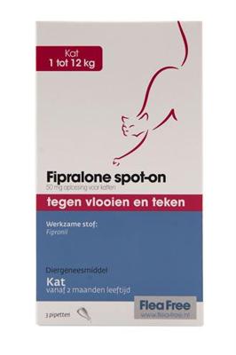 Flea Free Spot-On Kat 3 pipetten