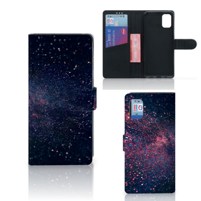 Samsung Galaxy M51 Book Case Stars