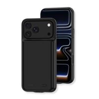 Lunso iPhone 17 Pro case - Powerbank hoesje 7000 mAh - Zwart - thumbnail