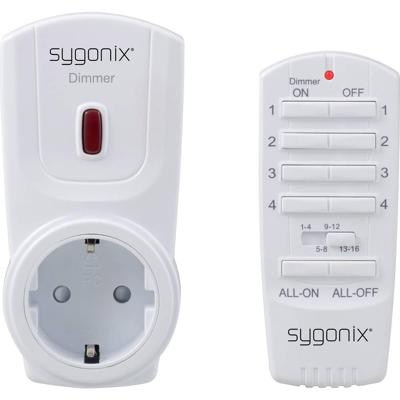 Sygonix RSL Dimmerset Tussenstekker Schakelvermogen (max.) 300 W Bereik max. (in het vrije veld) 70 m Sygonix RSL Dimmerset Tussenstekker Schakelvermogen (max.) 300 W Bereik max. (in het vrije veld) 70 m