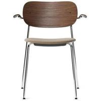 Audo Copenhagen Co Chair armstoel chrome gestoffeerd Lupo Sand - thumbnail