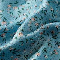 Kinderjurk met lange mouwen 140 blauw - thumbnail