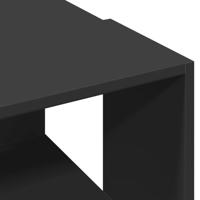 Salontafel 89,5x48x30 cm bewerkt hout zwart - thumbnail
