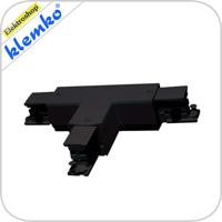Euro 3 fase rails t - connector links (65x95 mm) zwart - thumbnail