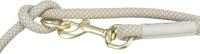 TRIXIE V-lijn Soft Rope, 2 m/10 mm, grijs, verstelbare hondenriem voor middelgrote en grote honden, van geweven touw, 3-voudig in lengte verstelbaar, 1984119 - thumbnail