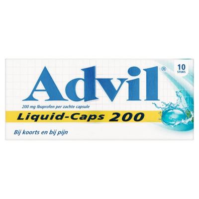 Advil Reliva liquid caps 200mg 10 Capsules
