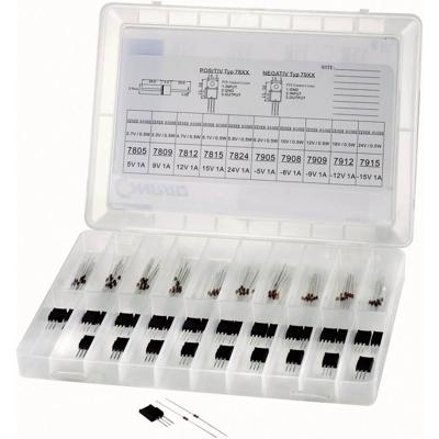TRU COMPONENTS Assortiment diode- en spanningsregelaars 130 stuk(s) TRU COMPONENTS Assortiment diode- en spanningsregelaars 130 stuk(s)