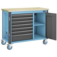 Hazet 179NW-7/228 Verrijdbare werkbank met 228-delig Assortiment (b x h x d) 1150 x 964 x 600 mm - thumbnail