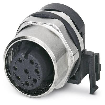 Phoenix Contact 1437025 Sensor/actuator inbouwconnector M12 Aantal polen (sensoren): 8 Bus, inbouw 10 stuk(s)