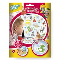 Totum Verwijderbare Raamstickers Sprookjes 55 Stuks - thumbnail