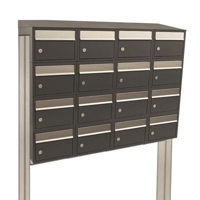 Stoer! Brickset 4-Breed, 4-Hoog Met Dak Op Statief Antraciet - 40215065_4x4ds