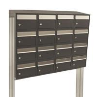 Stoer! Brickset 4-Breed, 4-Hoog Met Dak Op Statief Antraciet - 40215065_4x4ds - thumbnail