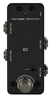 One Control Minimal Series Stereo 1 Loop Box True Bypass Looper