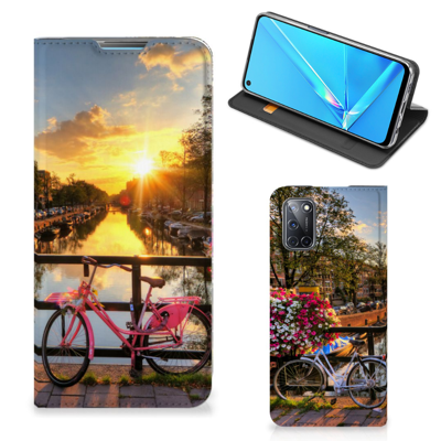 OPPO A52 | A72 | Book Cover | Amsterdamse Grachten