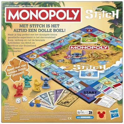 Hasbro Gaming Monopoly Disney Stitch