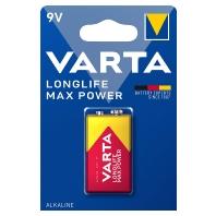 Varta LONGLIFE Max Power 9V Bli 1 9V batterij (blok) Alkaline 640 mAh 9 V 1 stuk(s) - thumbnail
