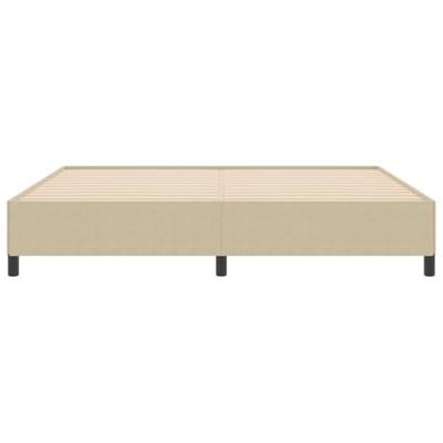 Bedframe Grijs groen 200 x 200 cm Katoenen stof