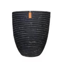 Capi bloempot nature row elegant laag 46x58 cm antraciet krwz783 - thumbnail