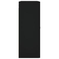 Hangkast 69,5x34x90 cm zwart - thumbnail