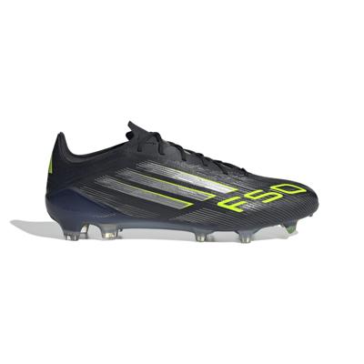 adidas F50 Elite Gras Voetbalschoenen (FG) Zwart Zilver Neongeel
