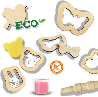 SES eco klei met houten tools - thumbnail