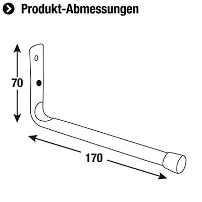 Connex Gereedschapshaak M:176X71 07 - DY222006