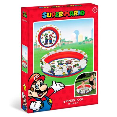 Mondo zwembad 3-rings super mario, 100cm