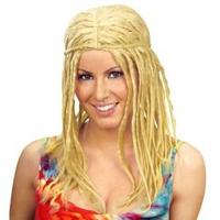 Pruik Jamaica met dreadlocks blond - thumbnail