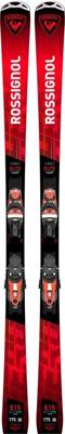 Rossignol Hero Elite Mt Ca Konect Ski Black/Hot Red 183