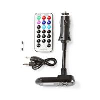 FM-Audiotransmitter voor Auto | Zwanenhals | Handsfree bellen | 0.4 " | LCD-Scherm | Bluetooth® | 5.0 V DC / 0.5 A | Zwart - thumbnail