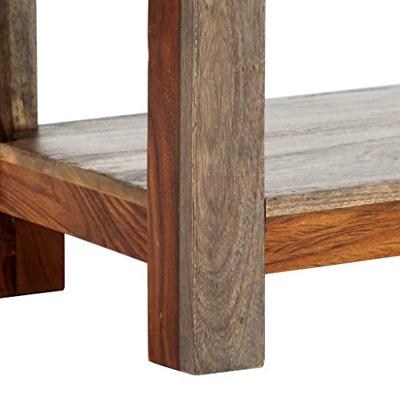 VidaXL Wandtafel met 3 lades 120x30x75 cm massief acaciahout