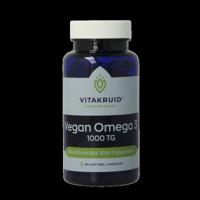 Vitakruid Vegan Omega 3 1000 Tryglyceriden 300 DHA 100 EPA 60 - thumbnail