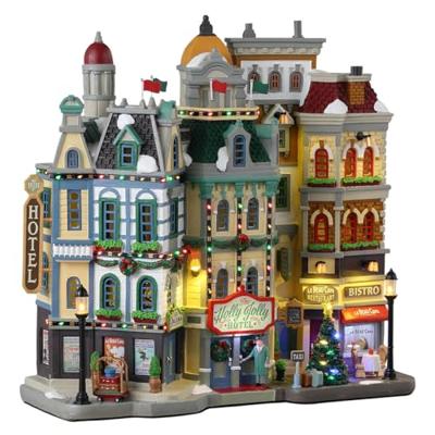 The Holly Jolly Hotel 15x35x31 cm Kersthuisje LEMAX - Lemax