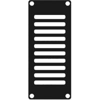 Caymon CASY102/B ventilatieplaatje 1 space - thumbnail