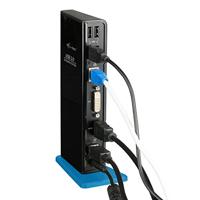 USB 3.0 Dual Docking Station - Dockingstation - USB - DVI, HDMI - GigE - thumbnail