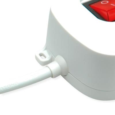 ROLINE 3-voudige stekkerdoos met schakelaar, USB oplader A+C, 3 m