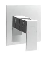 Douchekraan Inbouw Sapho Latus Mengkraan Afbouwdeel 1-weg Vierkant Chroom Sapho - thumbnail