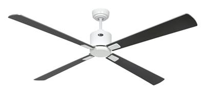 CasaFan ECO NEO III 152 WE-WN/SI WiFi Flügel Wenge/silber Plafondventilator 27 W (Ø x h) 152 cm x 360 mm Wit Met afstandsbediening, Timer, Met wintermodus,