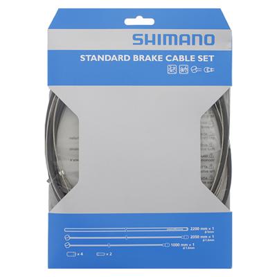 SHIMANO remkabelset "road/mtb" br.cab.set shim. road/mtb black SHIMANO remkabelset "road/mtb" br.cab.set shim. road/mtb black
