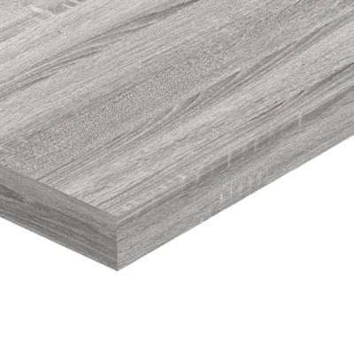 Wandschappen 4 st 40x10x1,5 cm bewerkt hout grijs sonoma eiken - thumbnail
