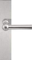 Formani FERROVIA FVL125P236SFC deurkruk L-model ongeveerd op schild blind - mat RVS - thumbnail